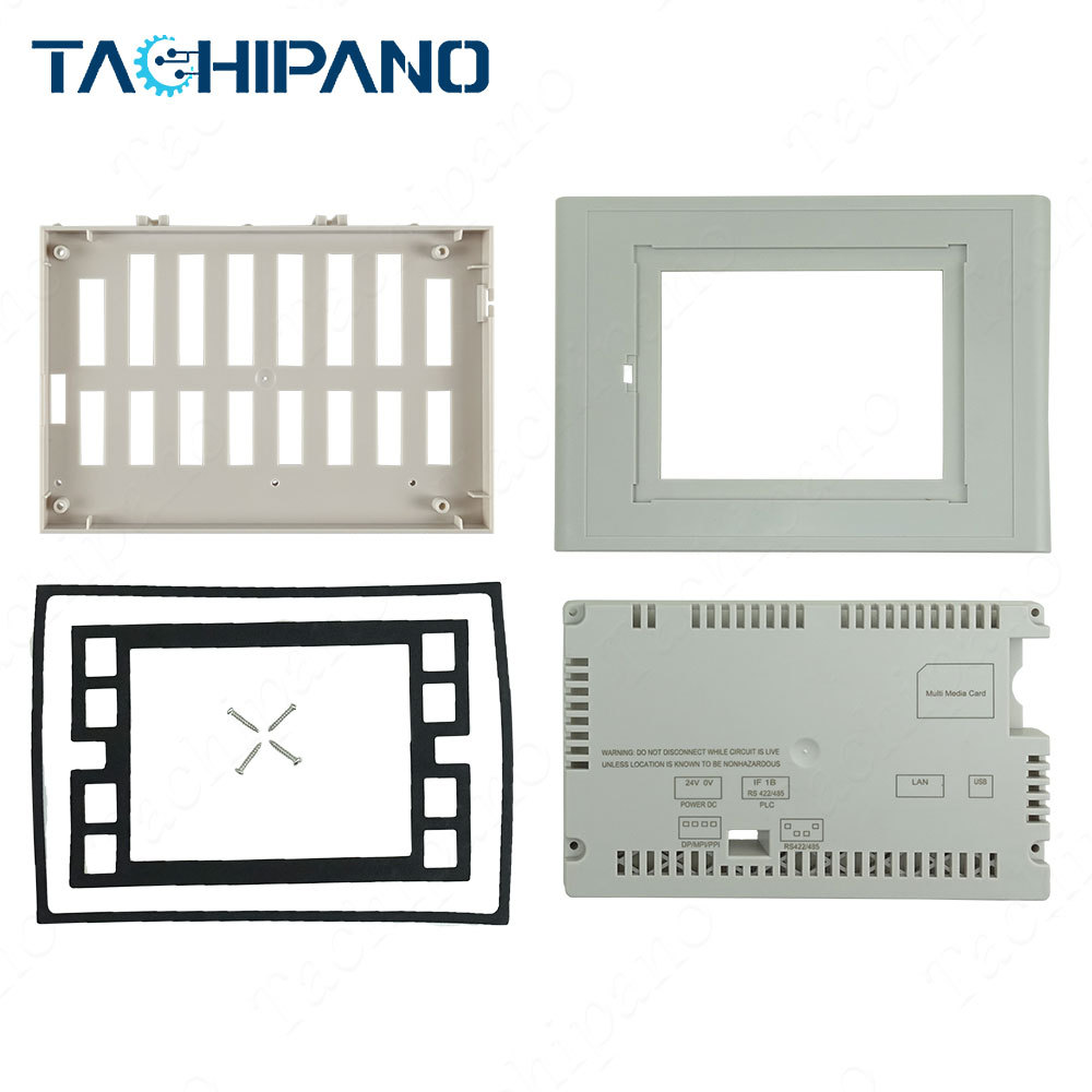 Touch screen panel for TP177 6" 6AV6640-0DA01-0AX0 6AV6 640-0DA01-0AX0 with Front overlay, LCD screen, Plastic Case Cover