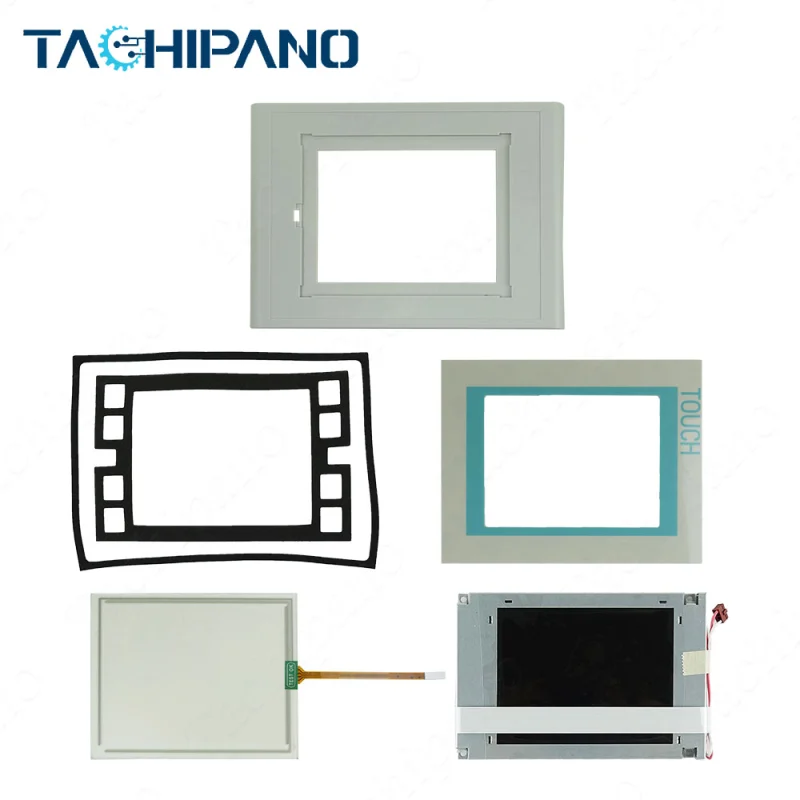 Touch screen panel for TP177 6" 6AG1642-0BC01-4AX1 6AG1 642-0BC01-4AX1 with Front overlay, LCD screen, Plastic Case Cover