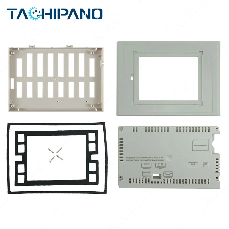 Touch screen panel for TP177 6" 6AG1642-0BC01-4AX1 6AG1 642-0BC01-4AX1 with Front overlay, LCD screen, Plastic Case Cover