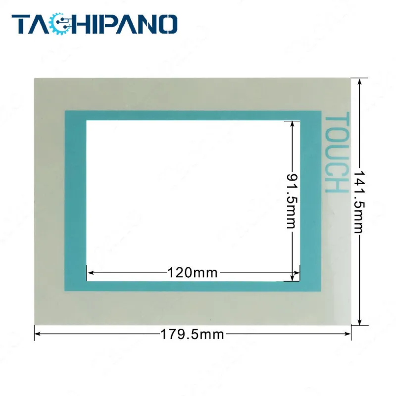 Touch screen panel for TP177 6" 6AV6640-0CA11-0AX0 6AV6 640-0CA11-0AX0 with Front overlay, LCD screen, Plastic Case Cover