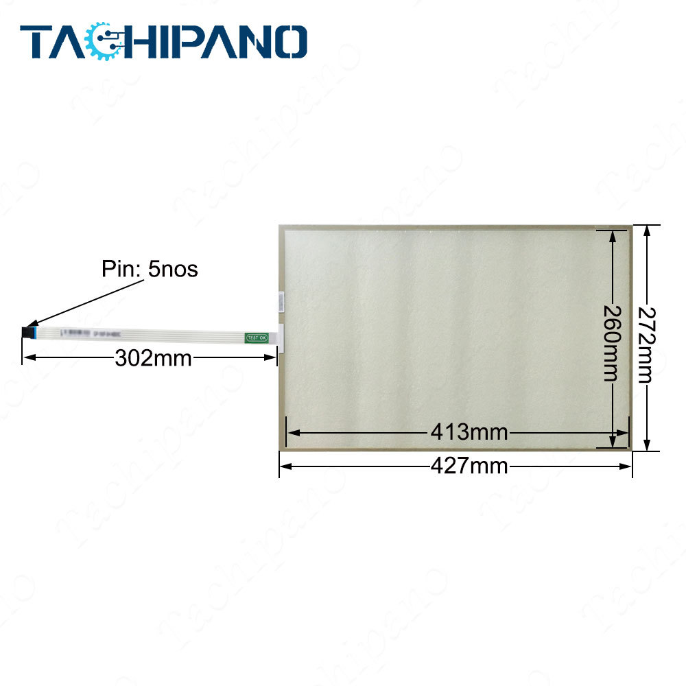 6AV7862-2TA00-1AA0 Touch panel screen glass for 6AV7 862-2TA00-1AA0 SIMATIC HMI SCD1900