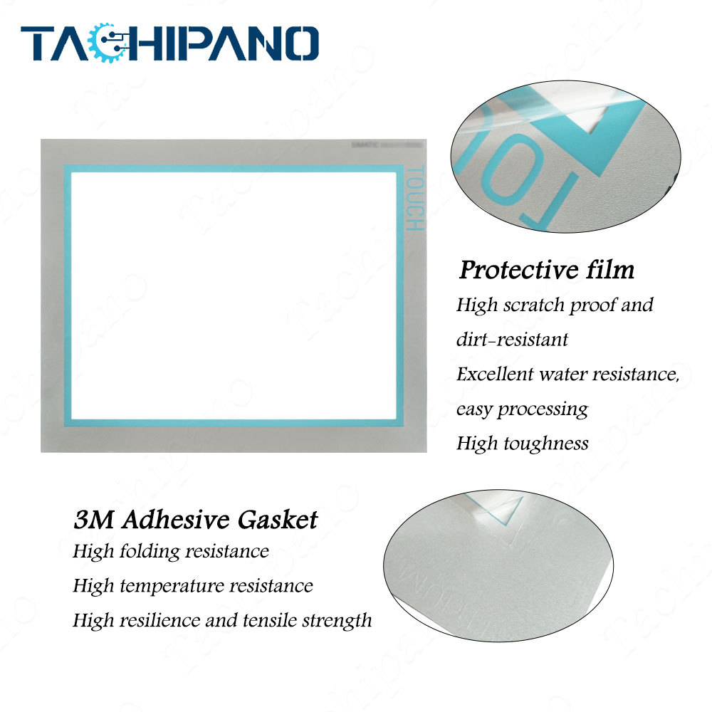Touch panel with Front overlay for 6AV6647-0AG11-3AX0 6AV6 647-0AG11-3AX0 SIPLUS HMI TP1500 Basic Color PN