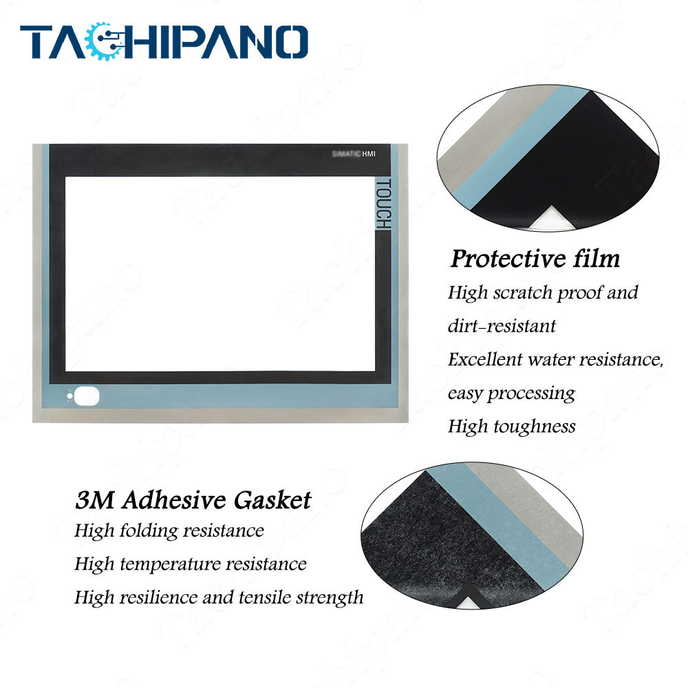 Touch Screen Panel Glass with Front overlay for 6AV7881-4AE00-8DA0 6AV7 881-4AE00-8DA0 SIMATIC IPC 277D, 15"