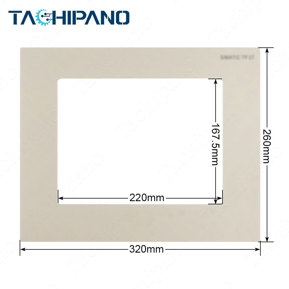 6AV3627-1QL00-0AX0 for Touch Screen Panel Glass with Protective film 6AV3 627-1QL00-0AX0 OEM TP27 10.4"