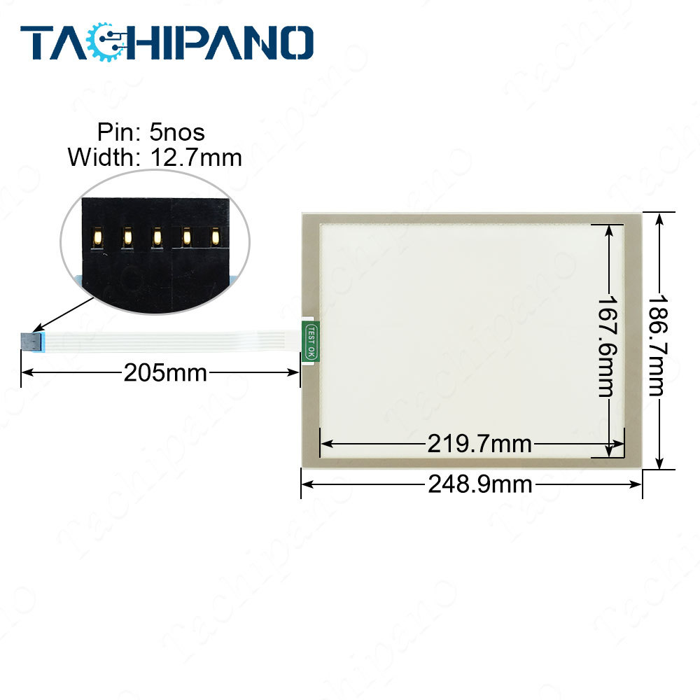 6AV3627-1QL01-0AX0 for Touch Screen Panel Glass with Protective film 6AV3 627-1QL01-0AX0 OEM TP27 10.4"