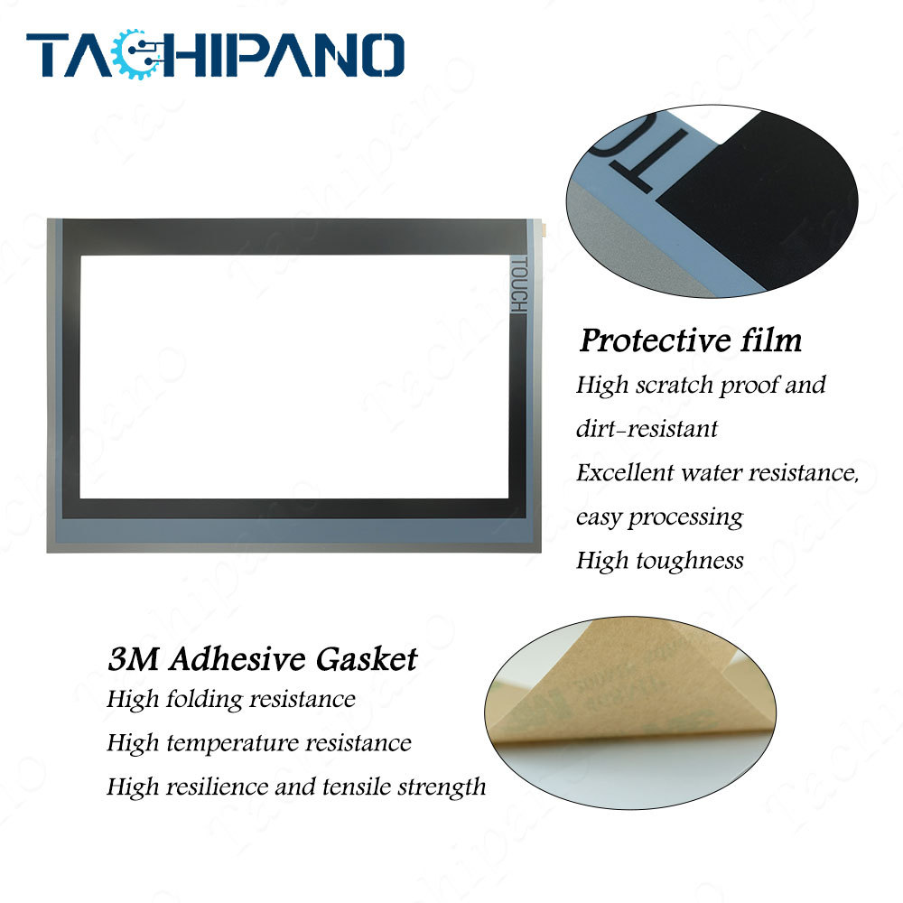 2826100A 1071.0124 Touch Screen Panel Glass with Protective film for 2826100A 1071.0124 22"