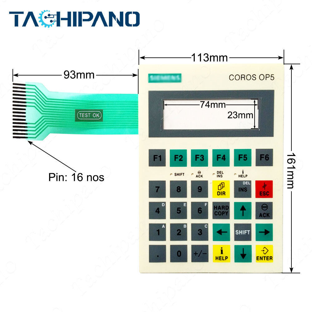 6AV3 505-1FB00 Operator Panel OP5 for Membrane keypad switch keyboard 6AV3505-1FB00