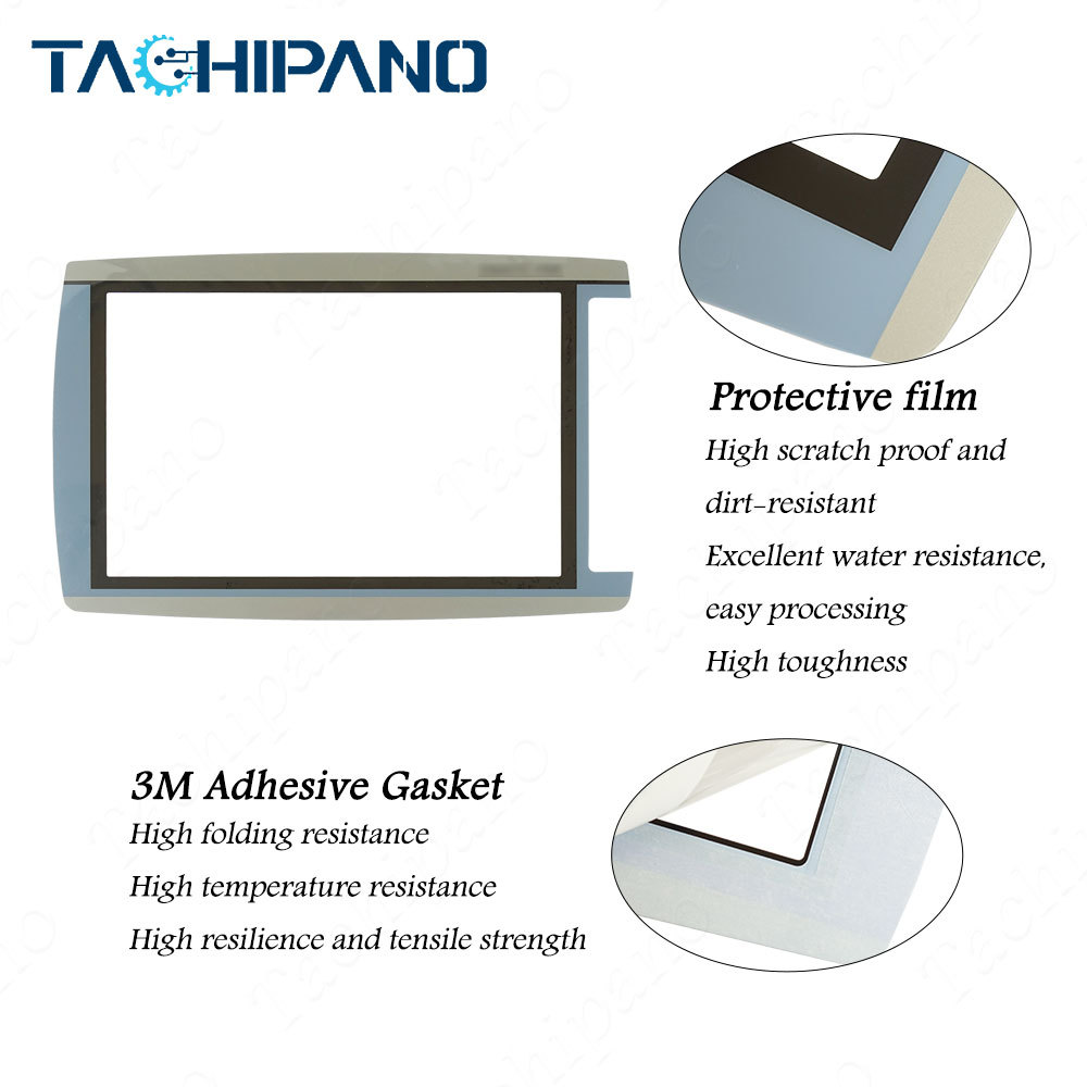 6AV2145-6KB20-0AS0 Touch screen panel glass for 6AV2 145-6KB20-0AS0 TP1000F MOBILE 10.0" with protective film
