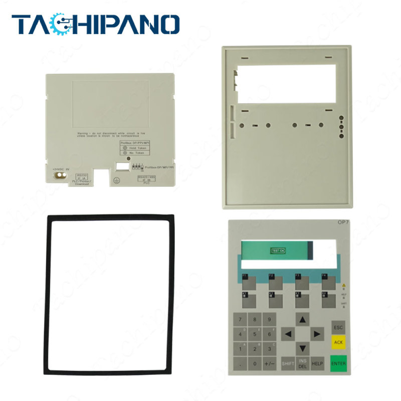 6AV3607-1JC00-0AX0 Membrane keypad Keyboard for 6AV3 607-1JC00-0AX0 Siemens OP 7/PP OPERATOR PANEL with Plastic Case Cover