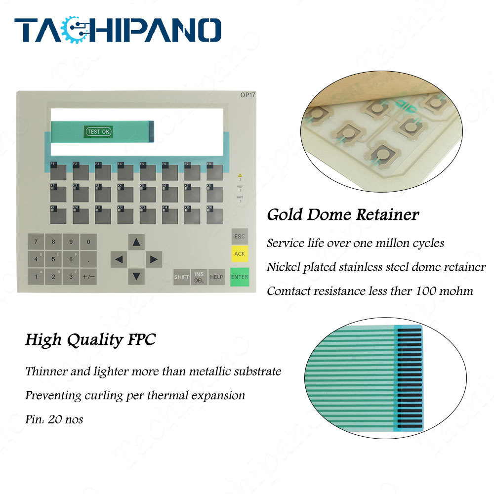 6AV3617-4EB12-0AA0 Plastic Case Cover for 6AV3 617-4EB12-0AA0 OP17 with Membrane keypad Keyboard