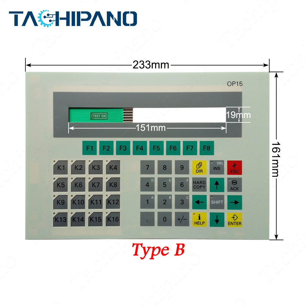 6AV3515-1EB00 6AV3515-1EB00-Z OP15 for Membrane keypad Keyboard 6AV3 515-1EB00 6AV3 515-1EB00-Z