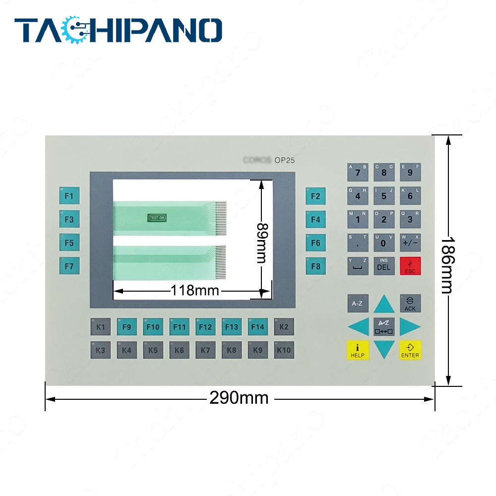 6AV3525-4EA01-ZA03 FOR Membrane keypad OPERATOP PANEL OP25 6AV3 525-4EA01-ZA03 switch keyboard