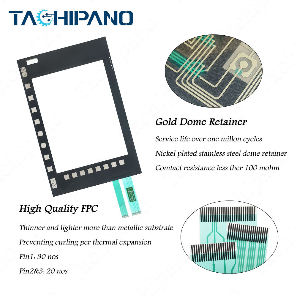 6FC5203-0AF50-5AA0 For Membrane keypad keyboard switch 6FC5 203-0AF50-5AA0 SINUMERIK operator panel front OP 015; 15.0" TFT