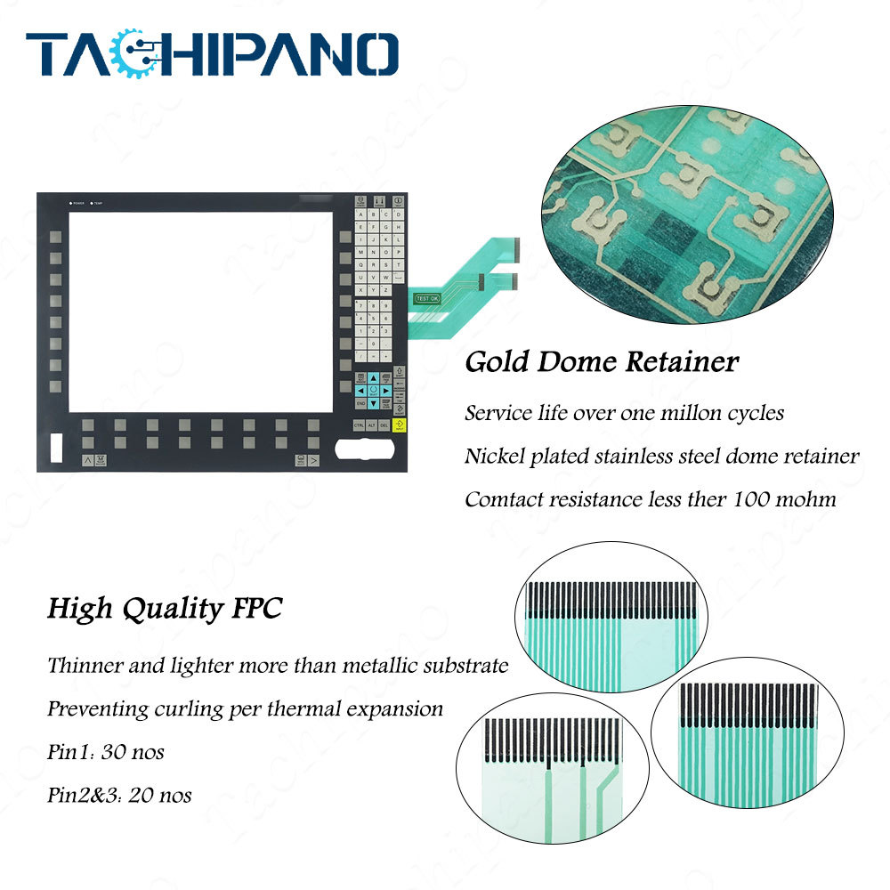 6FC5203-0AF05-1AB0 For Membrane keypad keyboard switch 6FC5 203-0AF05-1AB0 SINUMERIK operator panel front OP 015A, 15.0" TFT