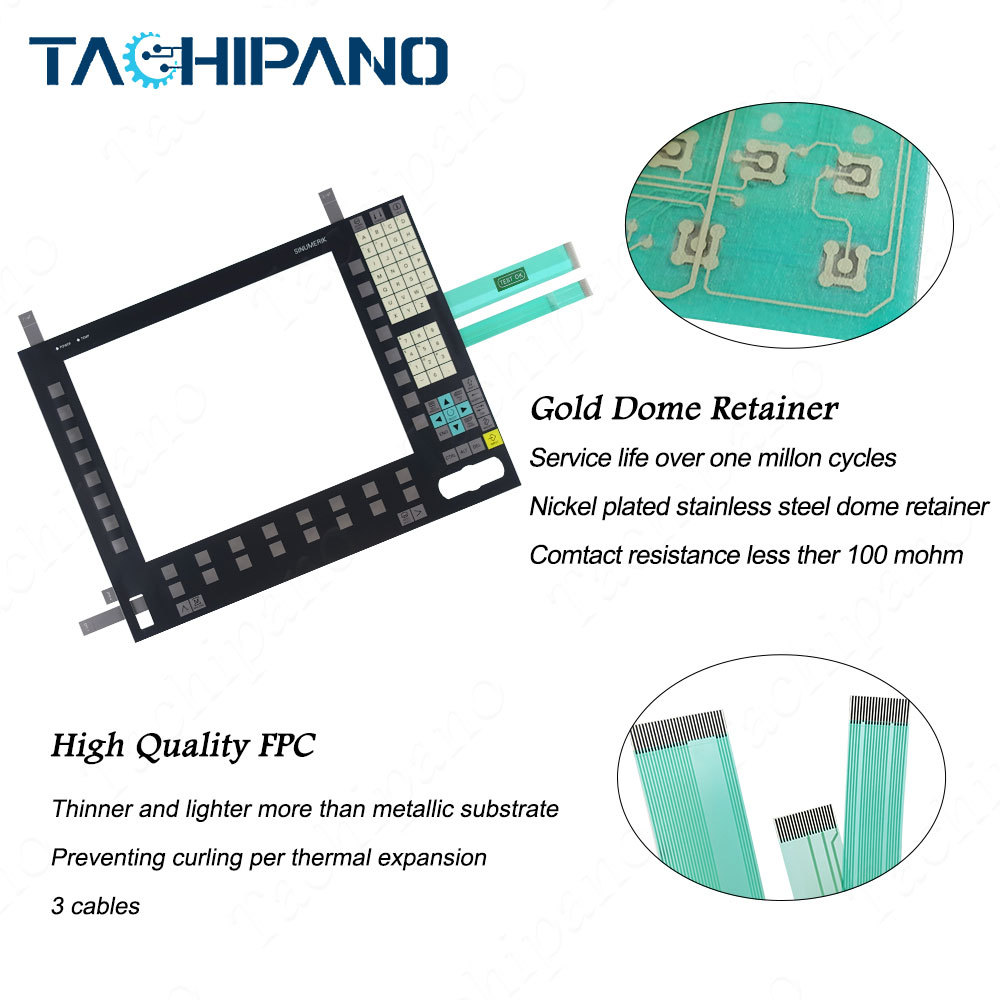 6FC5203-0AF05-0AA0 For Membrane keypad keyboard switch 6FC5 203-0AF05-0AA0 SINUMERIK operator panel front OP 015A, 15" TFT