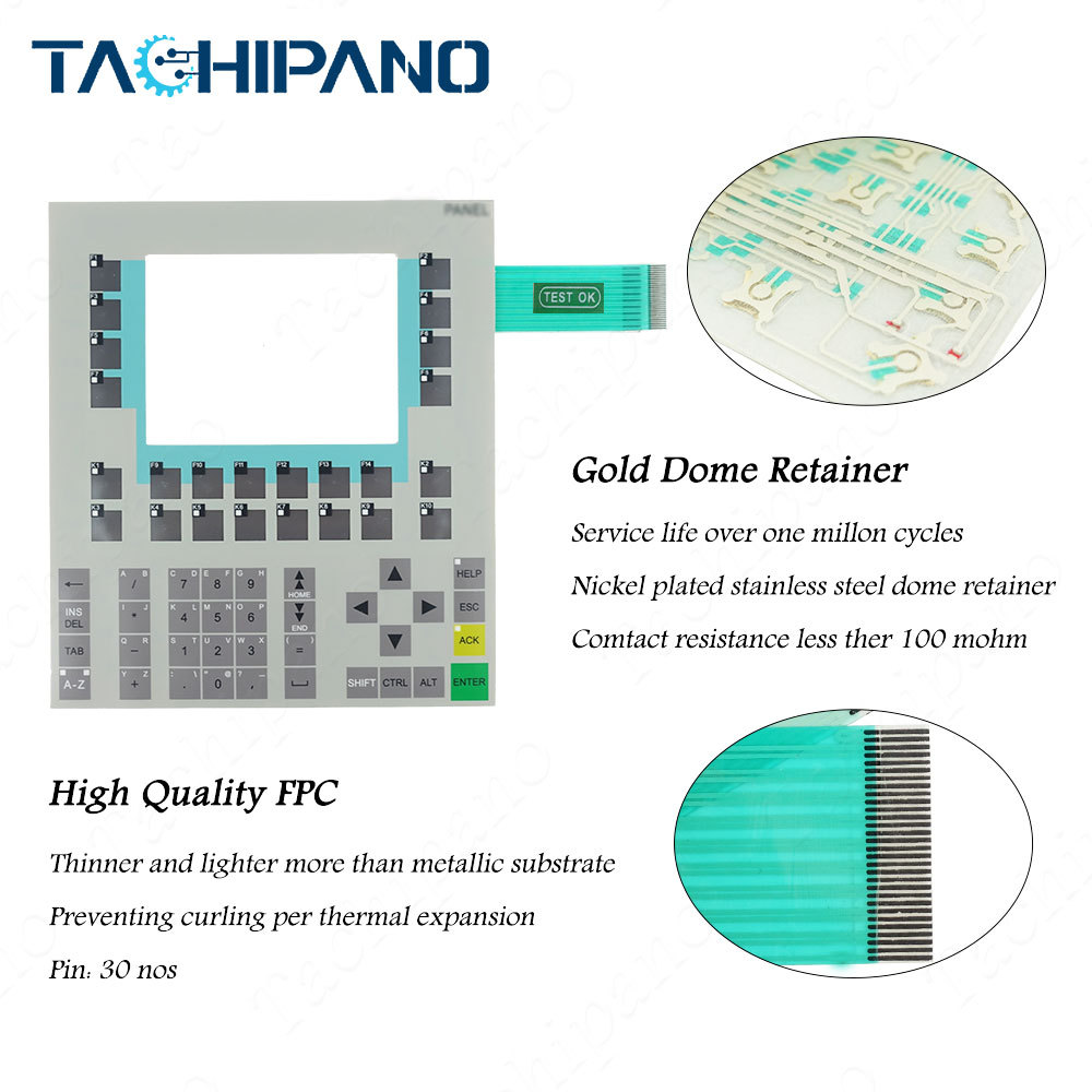 6AV6542-0BB15-0AX0 for Membrane keypad Keyboard 6AV6 542-0BB15-2AX0 OP170B OPERATOR PANEL with Plastic Case Cover