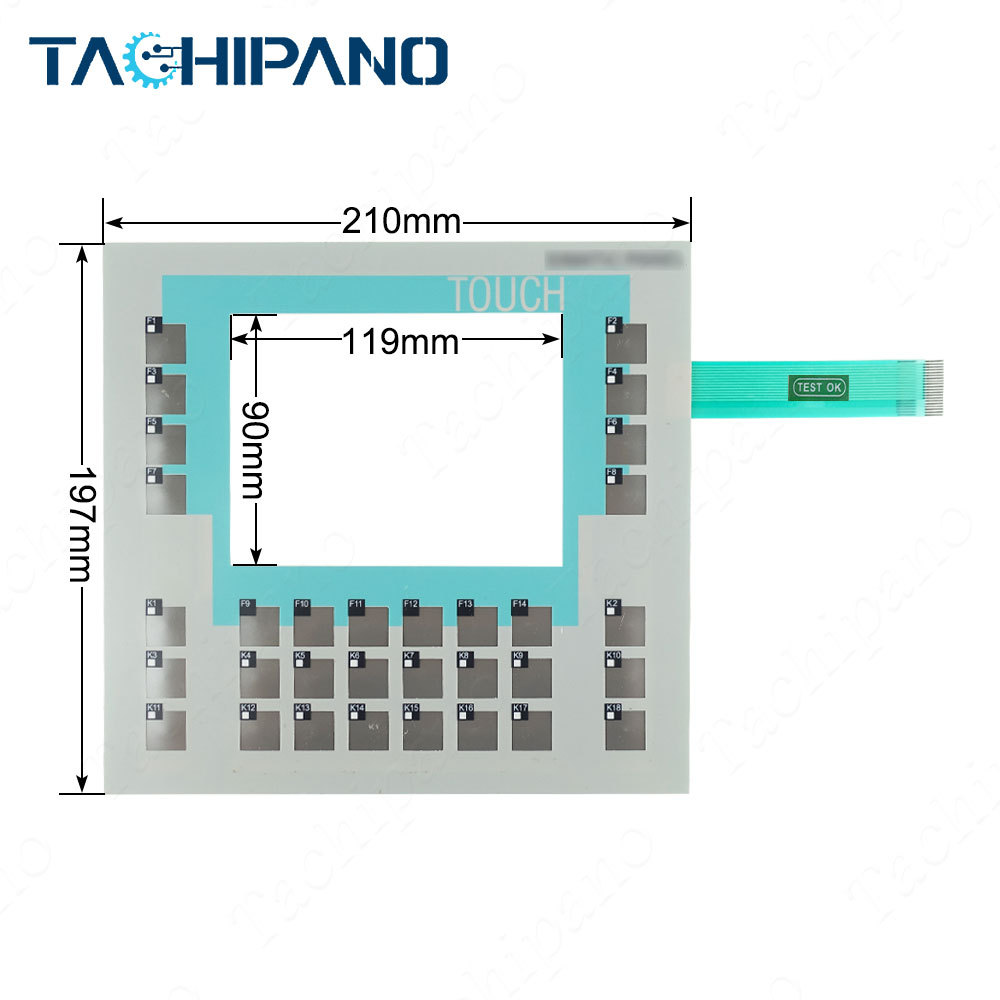 6AV6642-0DA01-1AX0 OP177B OPERATOR PANEL FOR Touch screen panel + Membrane keypad Keyboard  + Plastic Case Cover + LCD display 6AV6 642-0DA01-1AX0