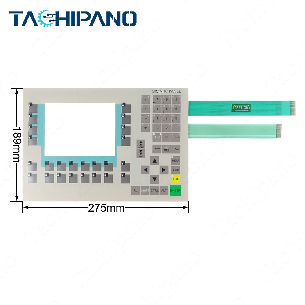 6AV6542-0CA10-0AX0 Membrane keypad Keyboard with Plastic Case Cover for 6AV6 542-0CA10-0AX0 SIMATIC OP 270 6" Operator panel