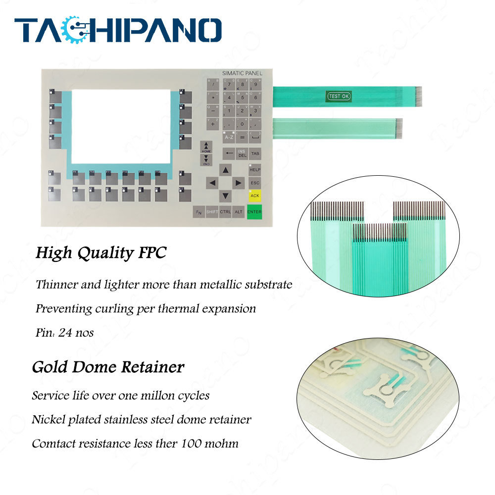 6AV6542-0CA10-0AX0 Membrane keypad Keyboard with Plastic Case Cover for 6AV6 542-0CA10-0AX0 SIMATIC OP 270 6" Operator panel