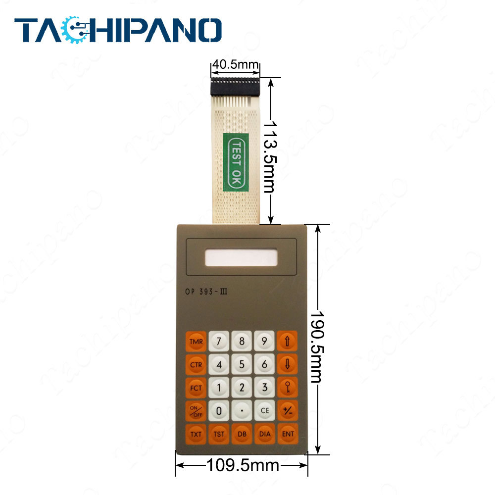 6ES5393-0UA14 Membrane switch for 6ES5 393-0UA14 OP 393 III keypad keyboard