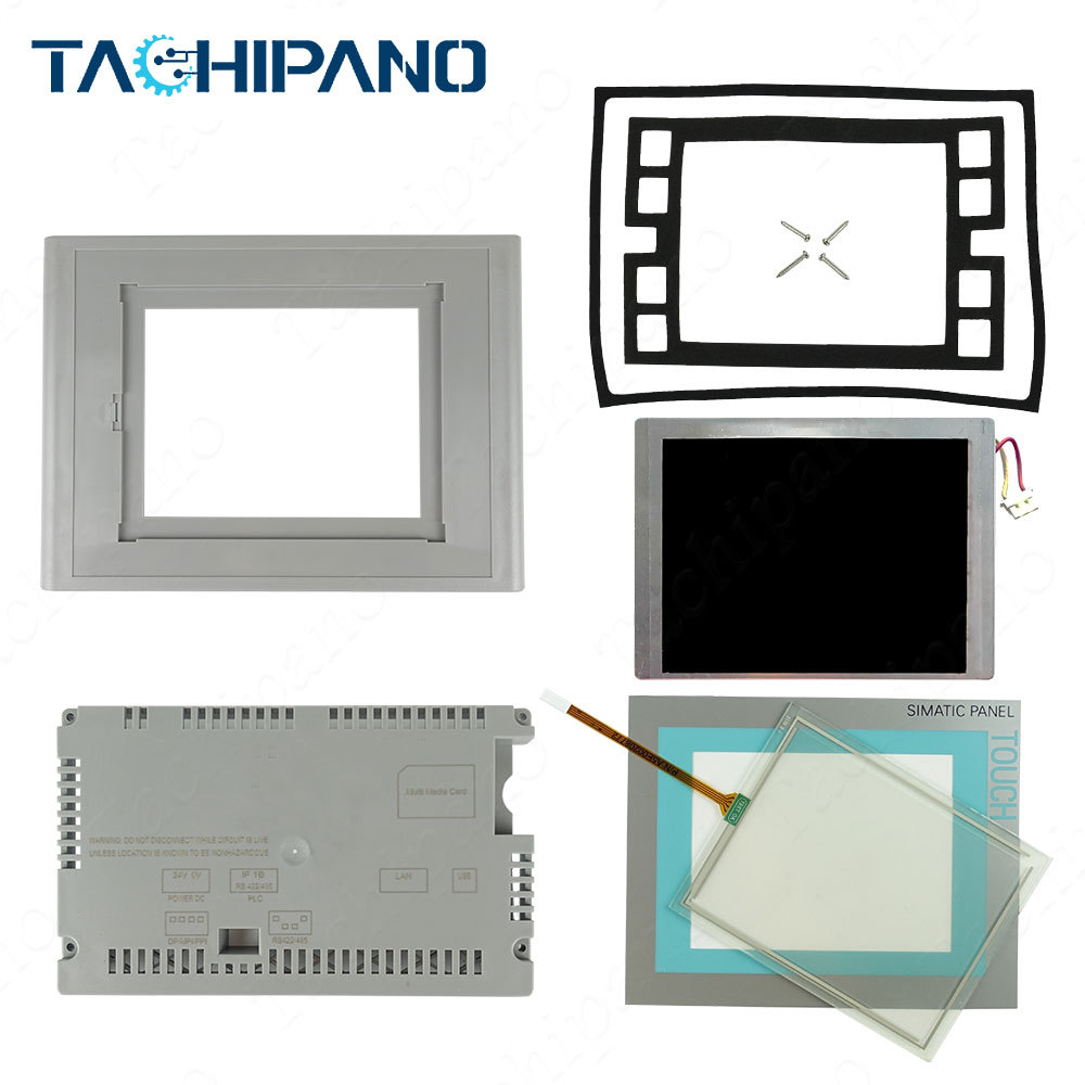 6AG1643-0AA01-4AX0 Plastic case cover for 6AG1 643-0AA01-4AX0 TP277 6 Touch screen glass +Protective overlay+LCD screen