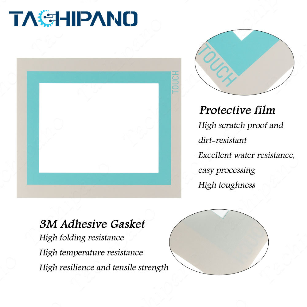 6AV6542-0AA15-1AX0 Touch Screen Panel Glass, Protective film, Membrane keypad for 6AV6 542-0AA15-1AX0 SIMATIC MP270 MULTI PANEL, 10
