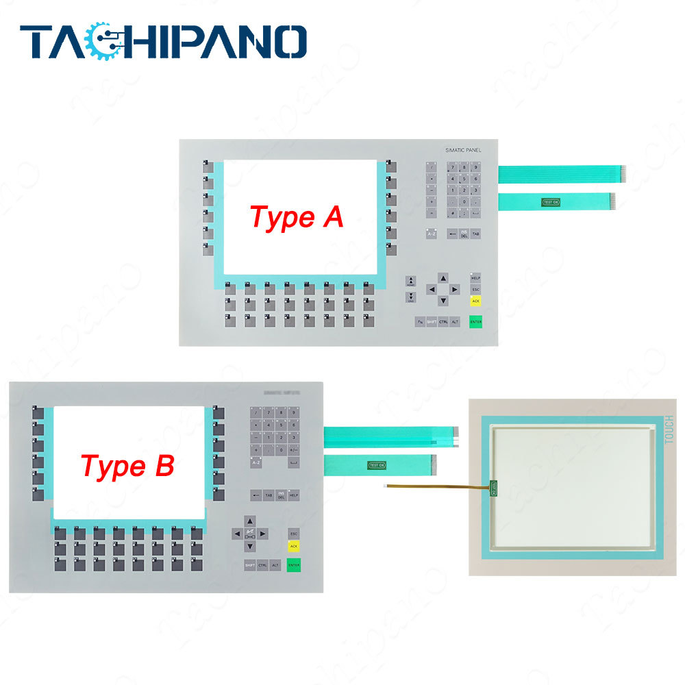 6AV6542-0AA15-1AX0 Touch Screen Panel Glass, Protective film, Membrane keypad for 6AV6 542-0AA15-1AX0 SIMATIC MP270 MULTI PANEL, 10