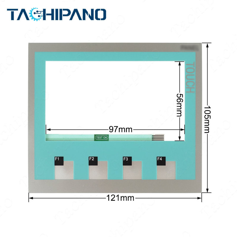 Plastic Housing Case Cover for 6AV6642-5BD10-1HT0 6AV6 642-5BD10-1HT0 TP177B-4 with Membrane Keyboard , Touch screen panel