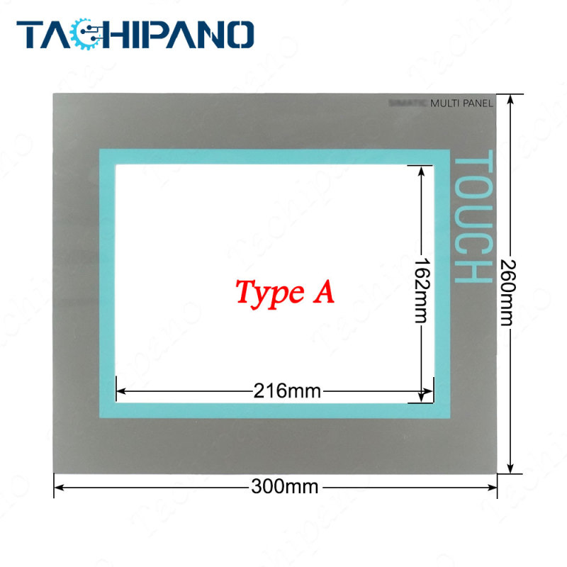 6AV6643-5CD30-0YA0 Touch screen panel +Protective film +Front plastic cover +LCD screen for 6AV6 643-5CD30-0YA0 SIMATIC MP 277 10,4" TOUCH