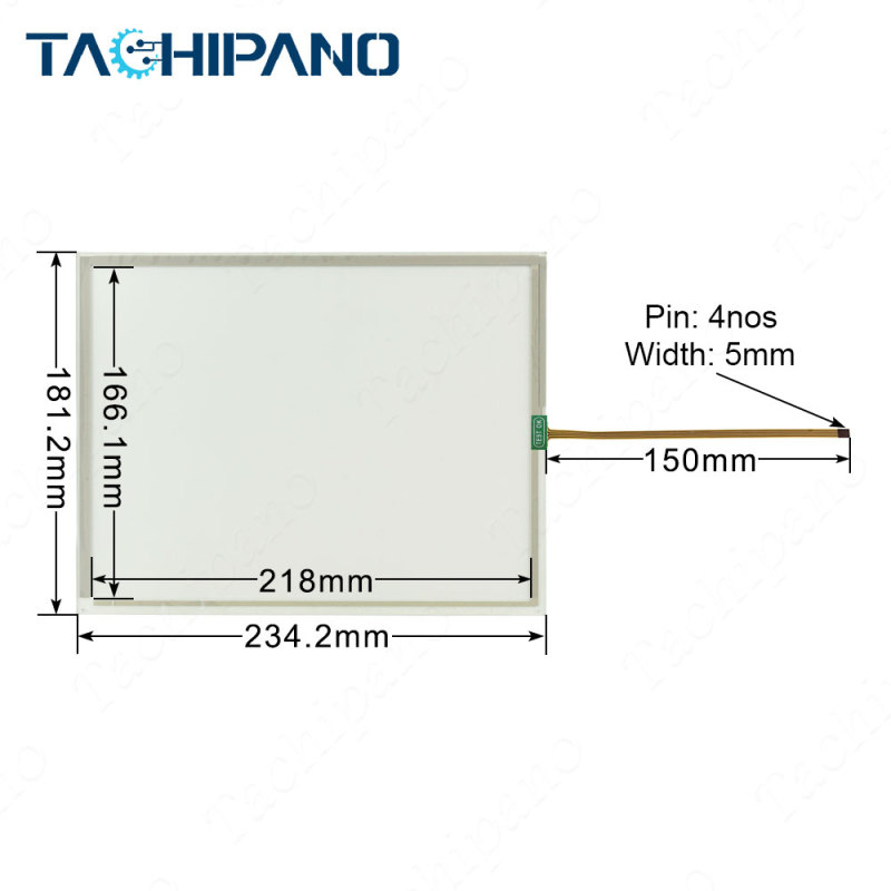 6AV6643-5CD30-0YA0 Touch screen panel +Protective film +Front plastic cover +LCD screen for 6AV6 643-5CD30-0YA0 SIMATIC MP 277 10,4" TOUCH