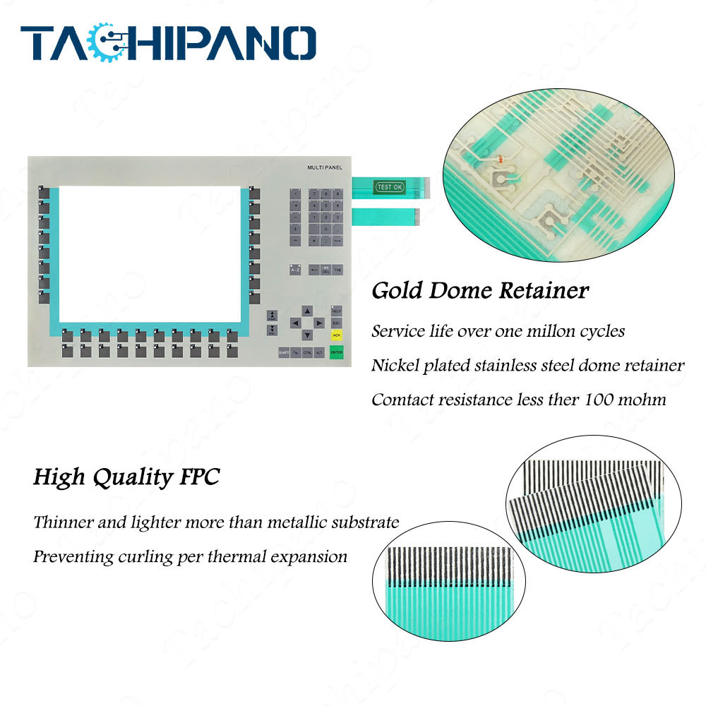 6AV6545-0AD10-0AX0 Membrane keypad Keyboard Switch for MP370 12" 6AV6 545-0AD10-0AX0