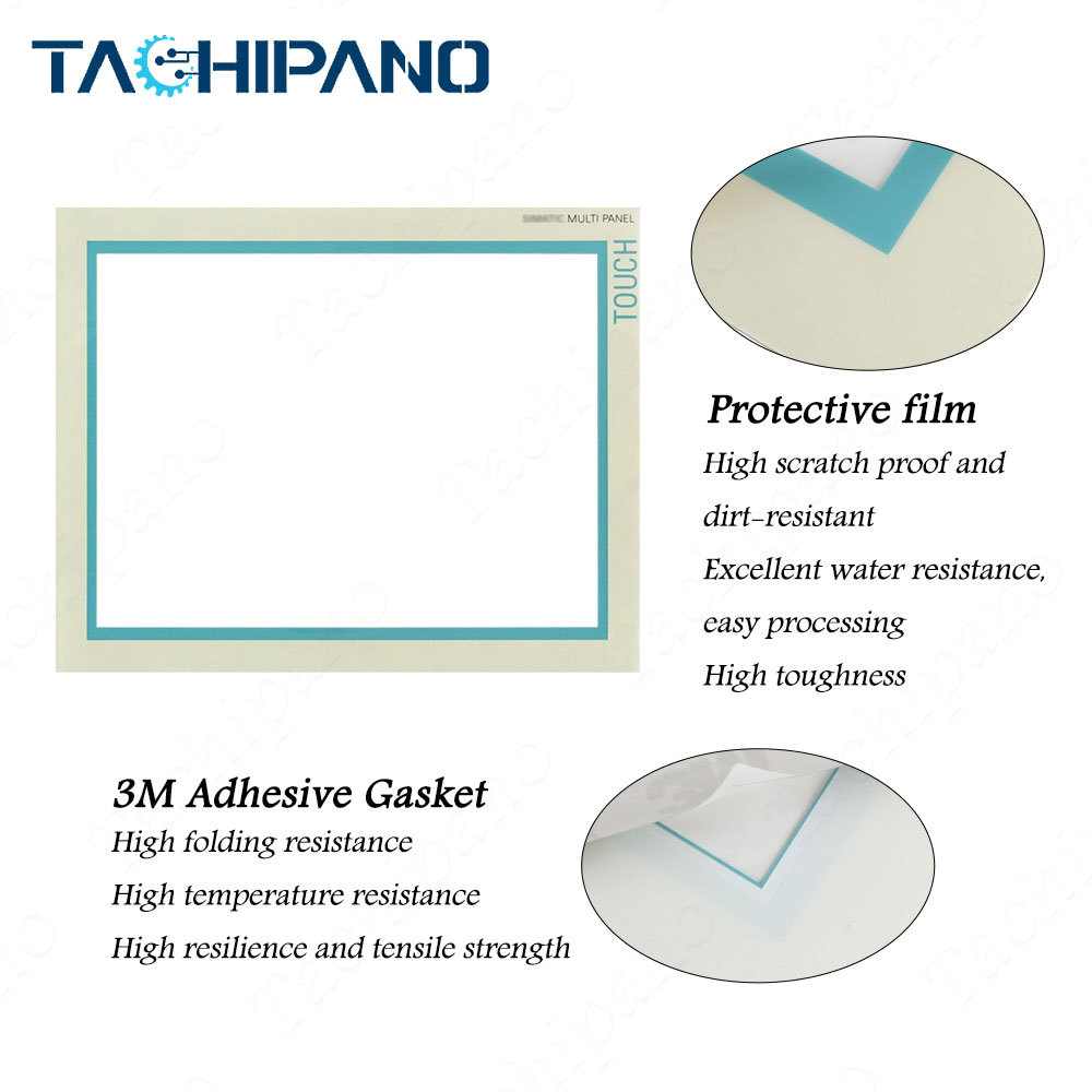 6AV6545-0DB10-0AX0 Touch screen panel with Protective overlay film for 6AV6 545-0DB10-0AX0 MP370 15"