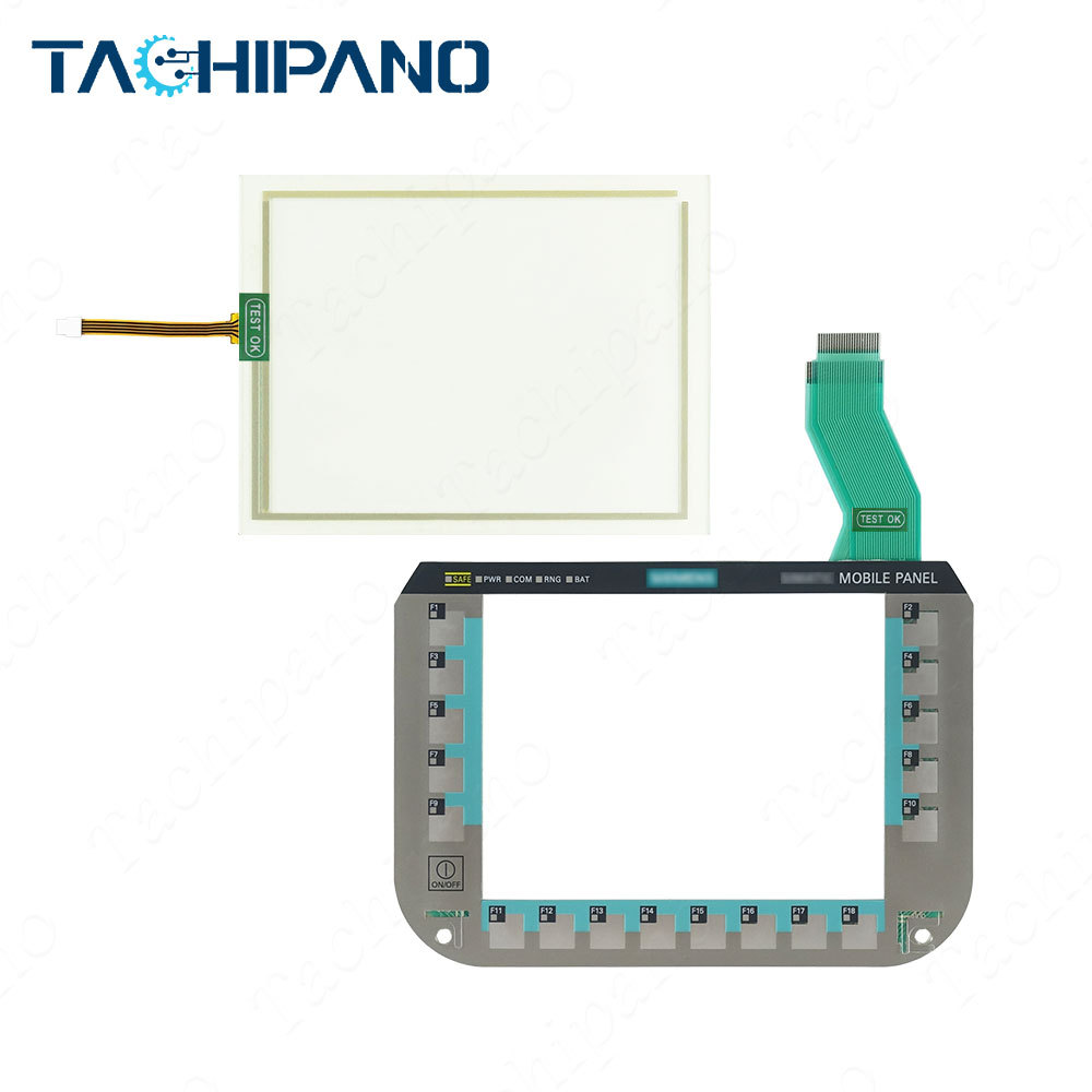 6AV6645-0CA01-0AX0 Touch screen panel + Membrane keypad keyboard for 6AV6 645-0CA01-0AX0 SIMATIC MOBILE PANEL 277 8"