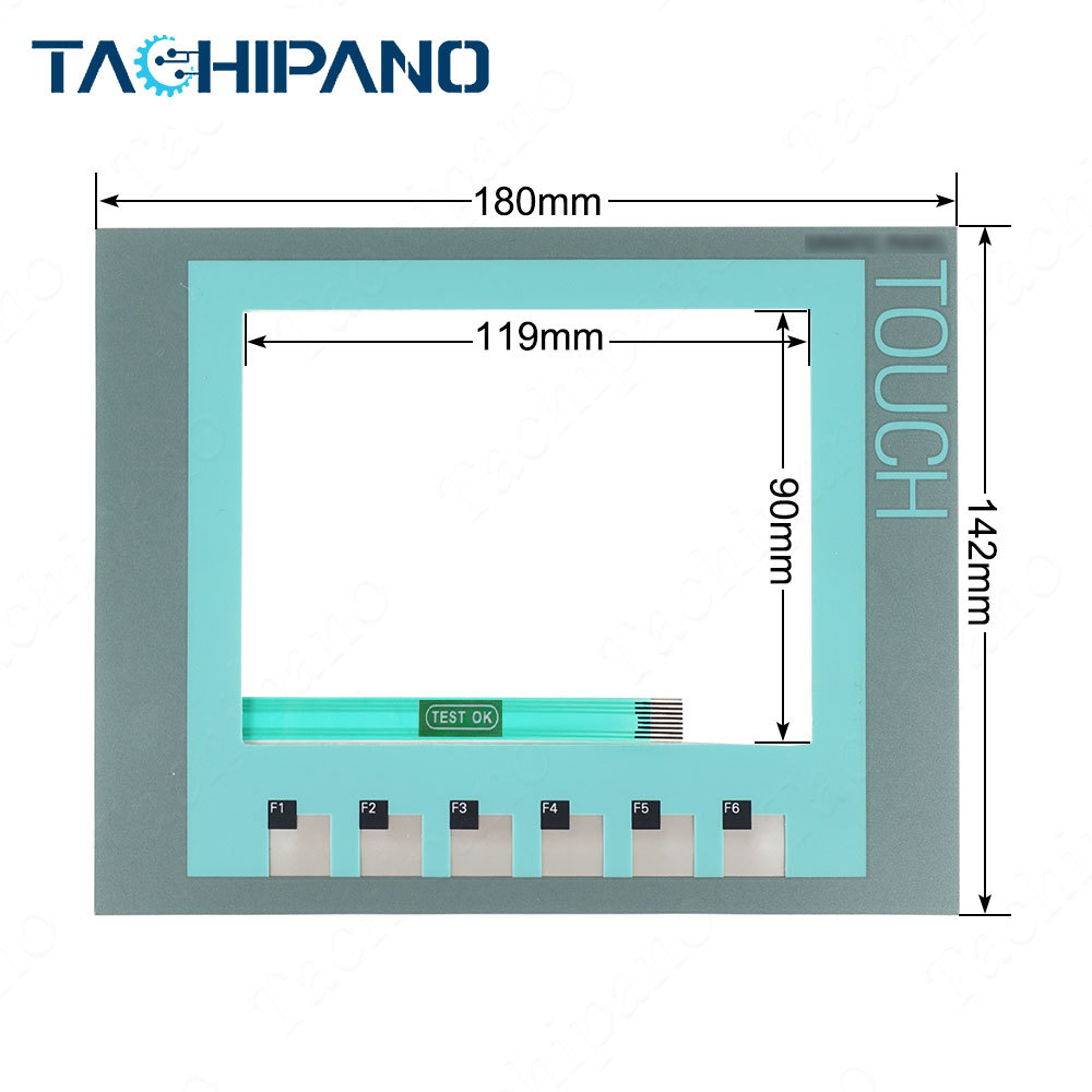 6AV6647-0AB11-3AX0 Touch screen panel + Membrane Keypad + Plastic case cover for SIMATIC HMI 6AV6 647-0AB11-3AX0 KTP600 Basic mono PN