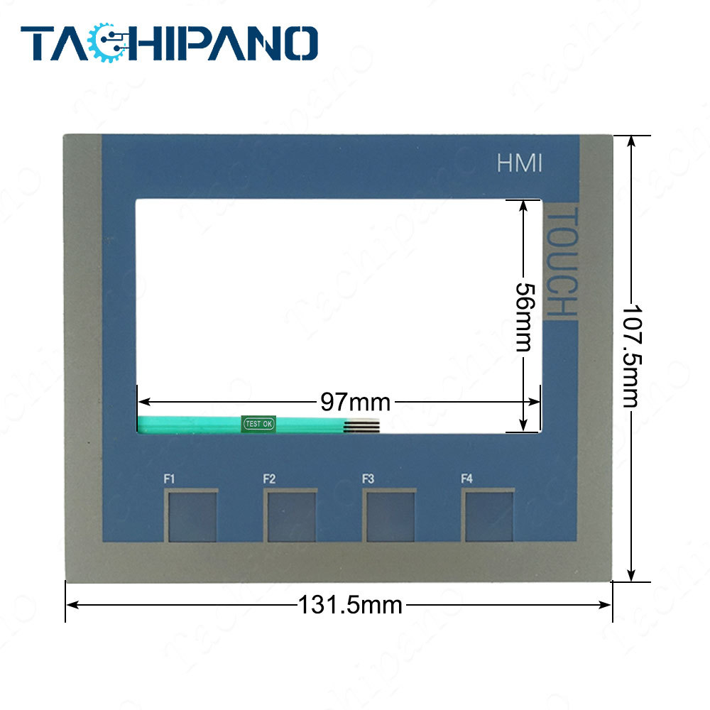 6AG1123-2DB03-2AX0 Touch screen panel, Membrane Keypad, Plastic Case Cover for SIMATIC HMI 6AG1 123-2DB03-2AX0 KTP400 Basic color