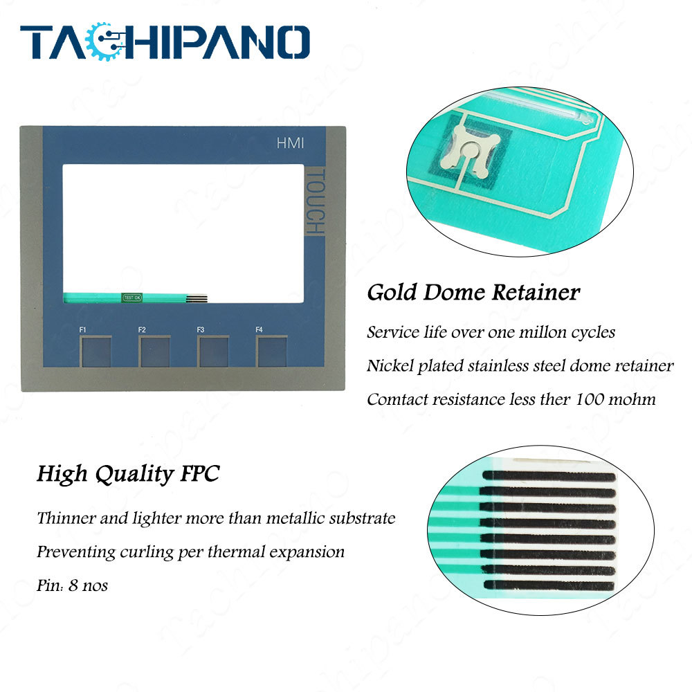 6AG1123-2DB03-2AX0 Touch screen panel, Membrane Keypad, Plastic Case Cover for SIMATIC HMI 6AG1 123-2DB03-2AX0 KTP400 Basic color