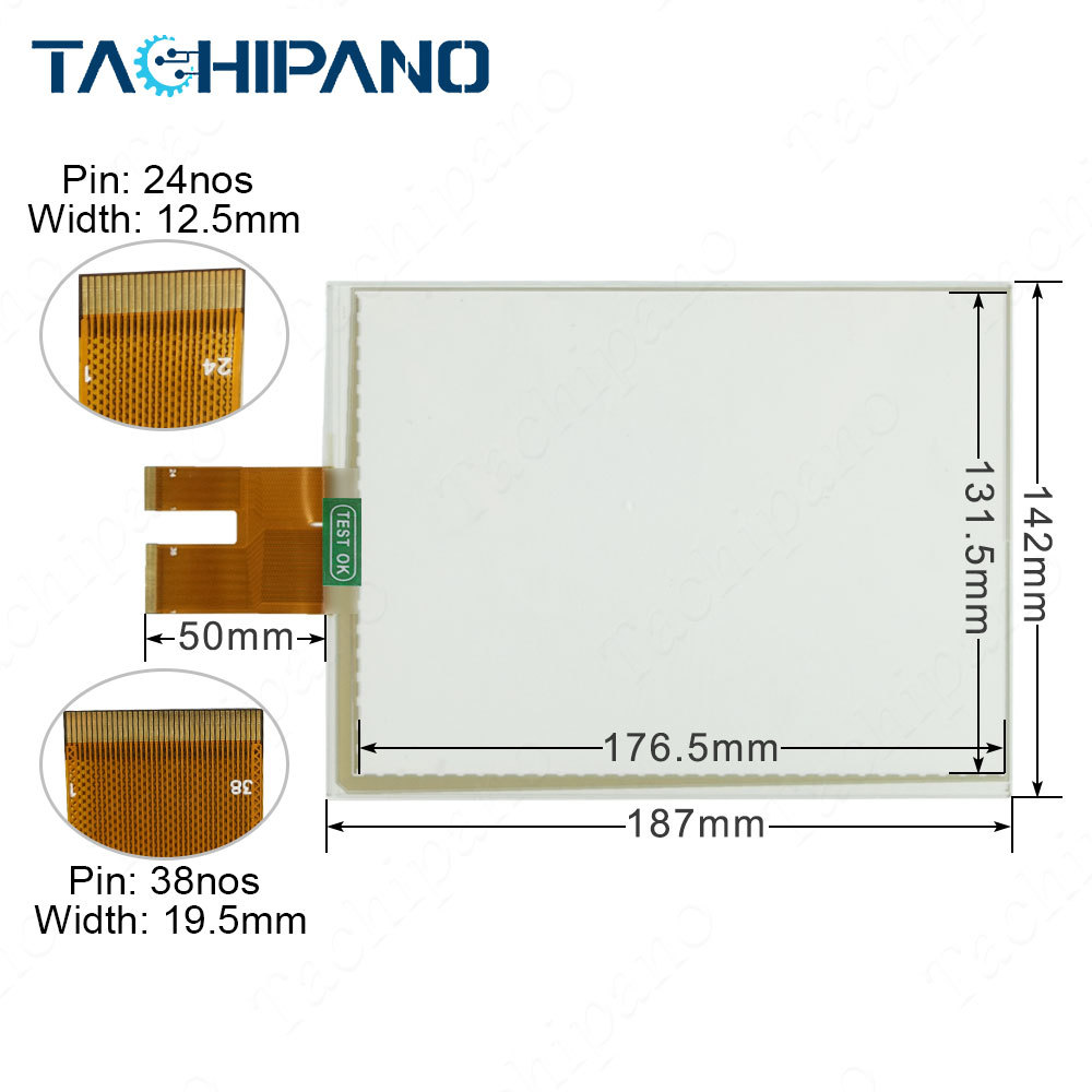 KUKA 00-291-556 SN: 0003754 Membrane Keypad with Touch Screen for Smartpad2 Control Teach Pendant
