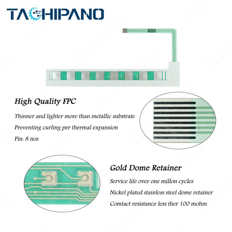 6AV6647-0AE11-3AX0 Plastic Case + Touch Screen + Membrane Film + Keypad Switch for 6AV6 647-0AE11-3AX0 SIMATIC HMI KTP1000 Basic Color DP