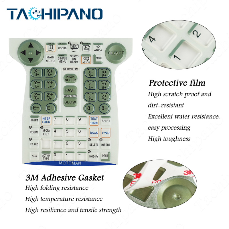 DX100 Transparent Protective film for Yaskawa Electric Corporation Universal Front overlay