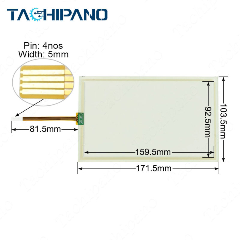 6AV2123-2GB03-0AX0 KTP700 Basic for Touch screen panel + Membrane Keypad + Plastic case cover 6AV2 123-2GB03-0AX0