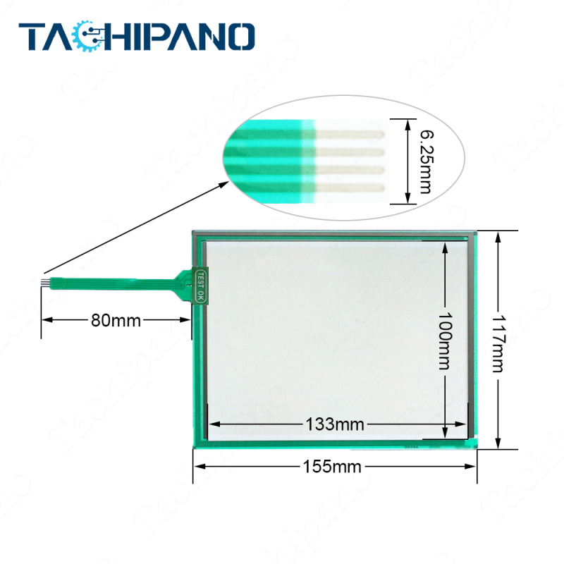 IRC5 3HAC028357-001 STPU 3 for Plastic house cover+Membrane Keypad+Touch Screen+LCD display 3HAC028357-001