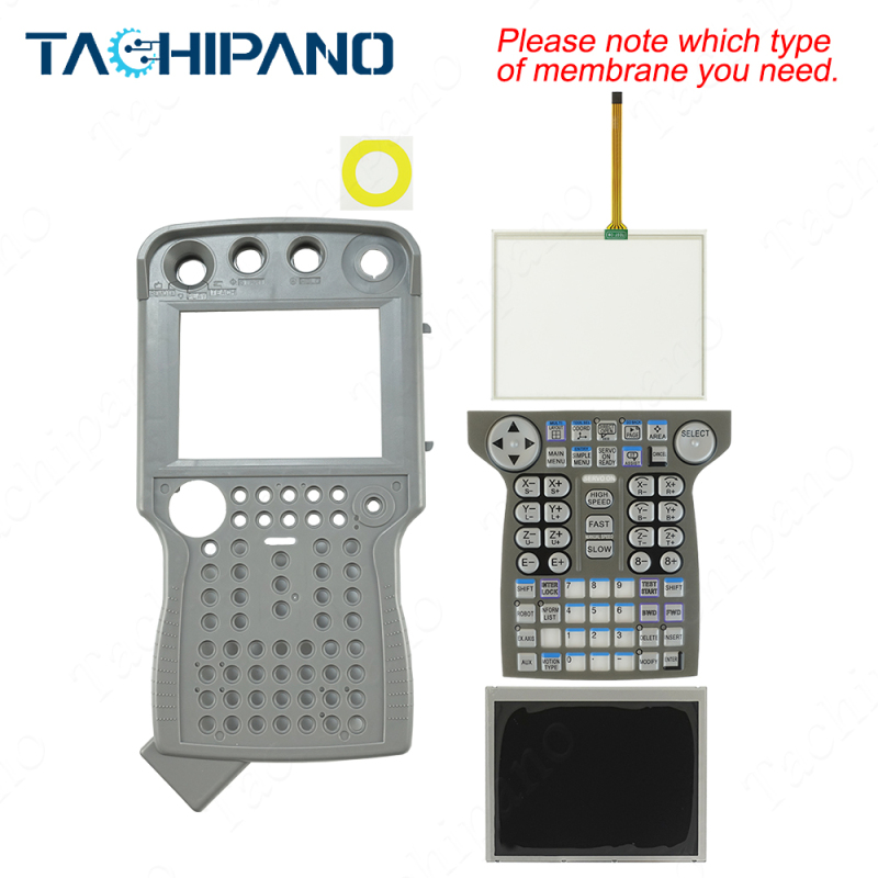 JZRCR-YPP21-1 Plastic Case Cover, Touch Screen, Protective film, LCD display for DX200 JZRCR-YPP21-1 Teach Pendant