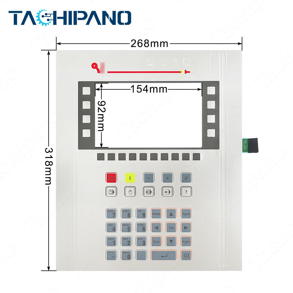 ESA CNC S530 Membrane Keypad Switch Keyboard Switch For Esa 530 S530 S 530 Control Panel Operation Graphics