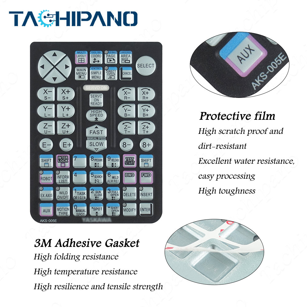 YRC1000 AKS-005E Protective flim overlay for YRC1000 TEACH PENDANT Control