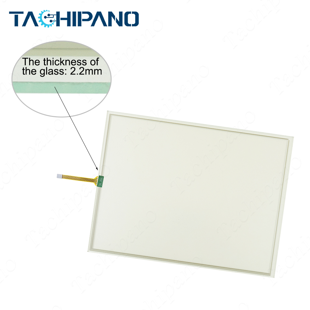 PP845A 3BSE042235R2 Touch screen panel glass with Protective film overlay for ABB panel 800 Controller