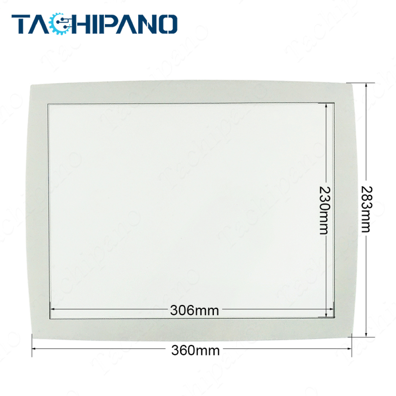 Panel 800 PP865 Touch screen panel glass Panel 800 PP865A +Protective film Overlay