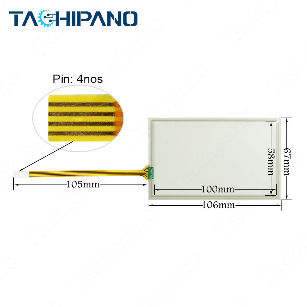 6AV2125-2DB23-0AX0 Touch screen panel, Membrane Keypad for 6AV2 125-2DB23-0AX0 SIMATIC HMI KTP400F MOBILE