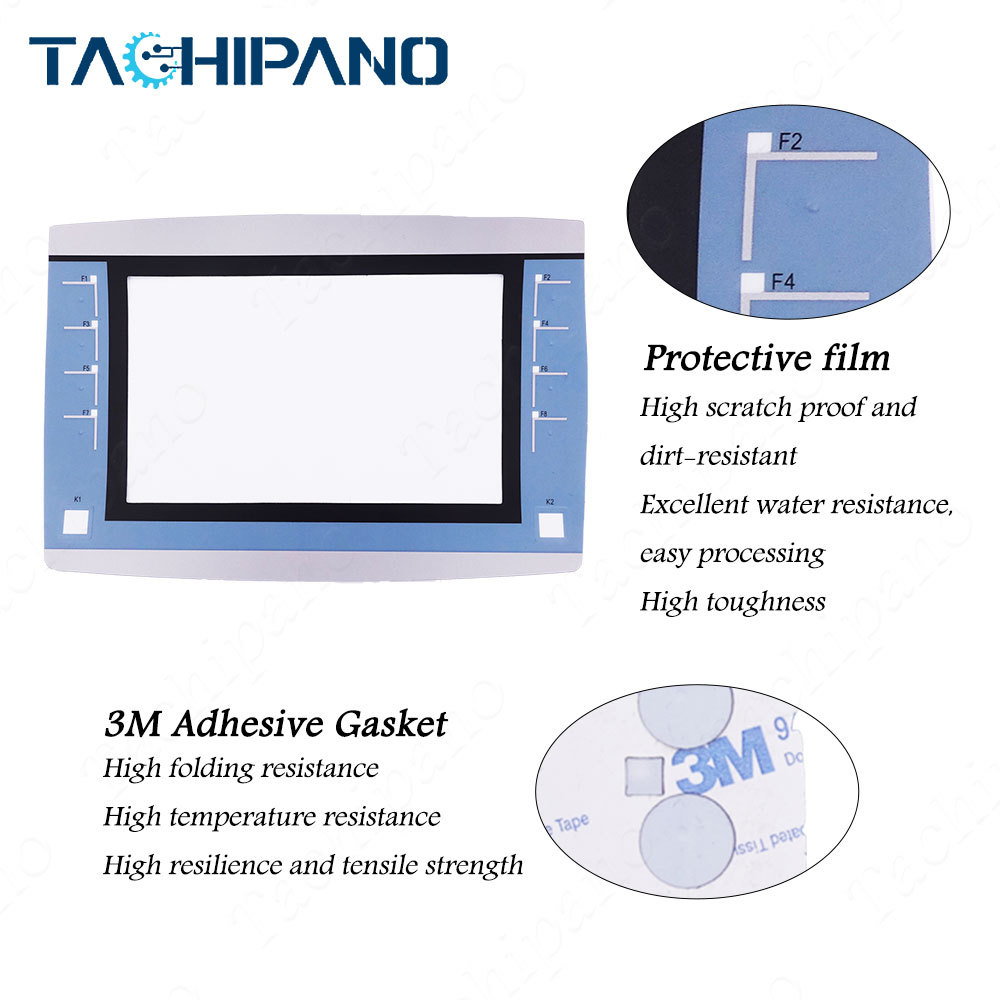 6AV2125-2GB23-0AX0 Touch screen panel, Membrane Keypad For 6AV2 125-2GB23-0AX0 SIMATIC HMI KTP700F Mobile