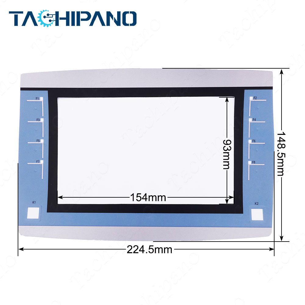 6AV2125-2GB23-0AX0 Touch screen panel, Membrane Keypad For 6AV2 125-2GB23-0AX0 SIMATIC HMI KTP700F Mobile