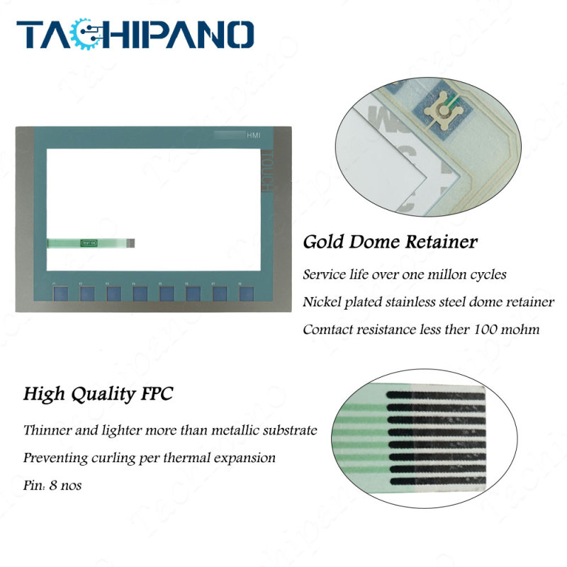 6AV2123-2JB03-0AX0 Front Pleastic Case, Touch Screen Panel, Membrane Keypad, LCD Display For 6AV2 123-2JB03-0AX0 SIMATIC HMI KTP900 Basic